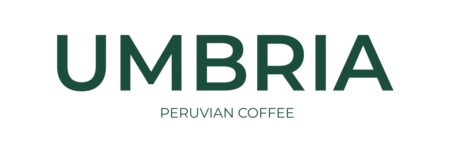 UMBRIA PERUVIAN COFFEE - Logo de exportadores de café de especialidad de Amazonas, Perú